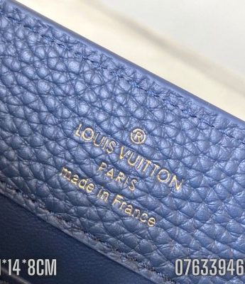 Tui nu Louis Vuitton Capucines Mini mau xanh TNLV57 7