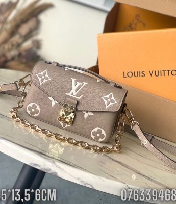 Tui nu Louis Vuitton Pochette Metis hoa chim mau ghi TNLV65 2