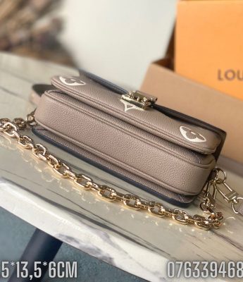 Tui nu Louis Vuitton Pochette Metis hoa chim mau ghi TNLV65 5