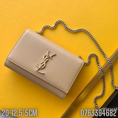 Tui nu Yves Saint Laurent YSL Kate Small Chain Bag mau be dam TNYSL15 5