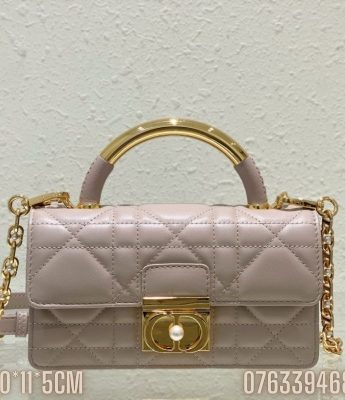 Tui xach Dior Ange mini mau hong TND41 1