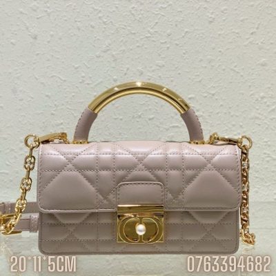 Tui xach Dior Ange mini mau hong TND41 1