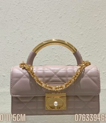 Tui xach Dior Ange mini mau hong TND41 7