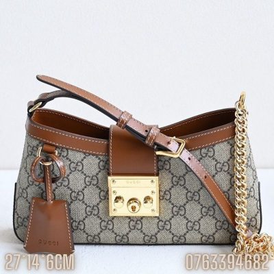 Tui xach Gucci Padlock Small nau be TNGC51