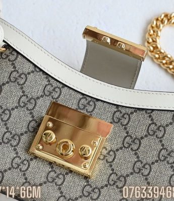 Tui xach Gucci Padlock Small trang be TNGC49 4 1