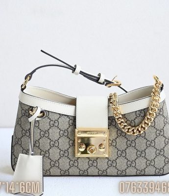 Tui xach Gucci Padlock Small trang be TNGC49 9