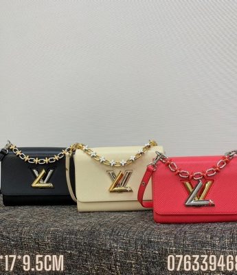 Tui xach Louis Vuitton Twist MM da Epi mau hong TNLV70 8