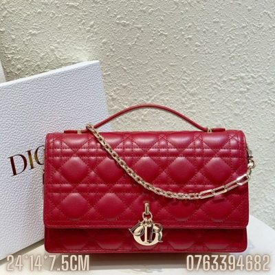 Tui xach nu Dior Miss Top Handle mau do TND31