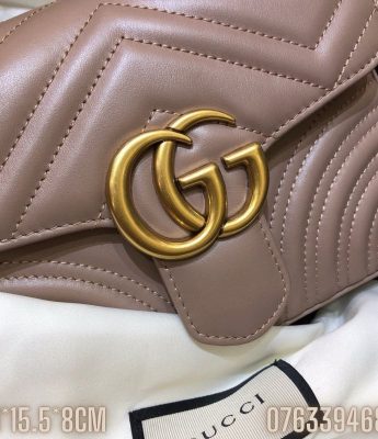 Tui xach nu Gucci GG Marmont mau hong TNGC44 5