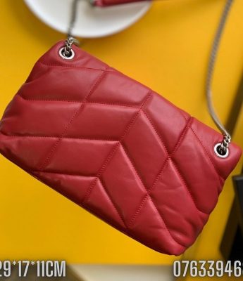 Tui xach nu YSL LOULOU PUFFER tran bong mau do TNYSL04 8