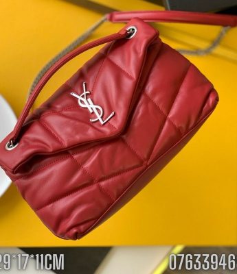 Tui xach nu YSL LOULOU PUFFER tran bong mau do TNYSL04 9