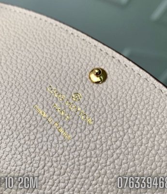 Vi nu Louis Vuitton Emilie Monogram mau ghi VNLV02 3