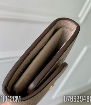 Vi nu Louis Vuitton Emilie Monogram mau ghi VNLV02 4