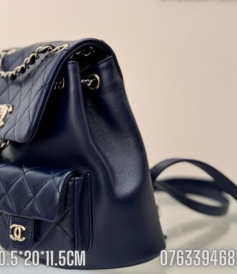 Balo nu Chanel mau xanh BLCN12 10