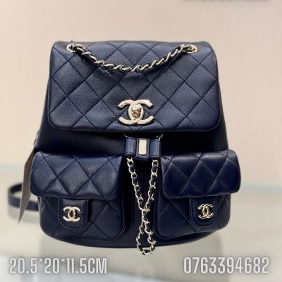 Balo nu Chanel mau xanh BLCN12 11