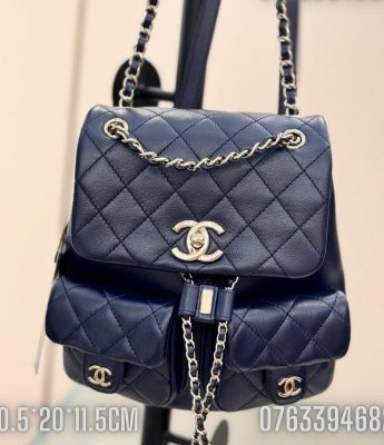 Balo nu Chanel mau xanh BLCN12 14