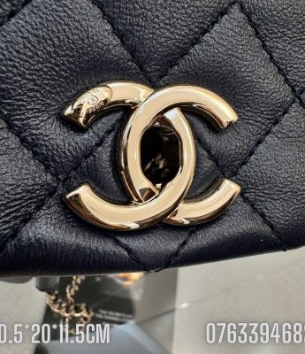 Balo nu Chanel mau xanh BLCN12 3