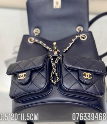 Balo nu Chanel mau xanh BLCN12 8