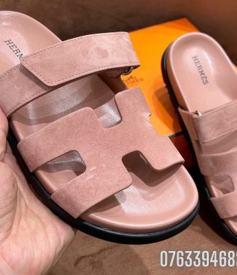 Dep Hermes Chypre Sandal mau hong DNHM55 4