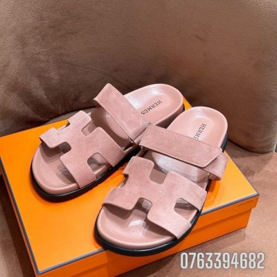 Dep Hermes Chypre Sandal mau hong DNHM55 6