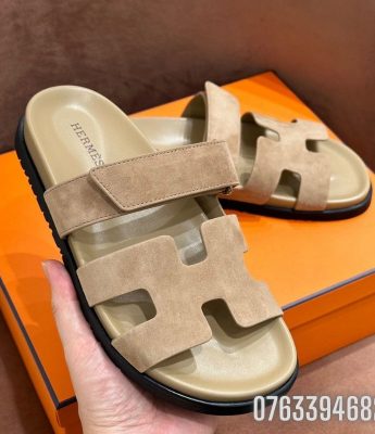 Dep Hermes Chypre Sandal mau nau be DNHM56 3