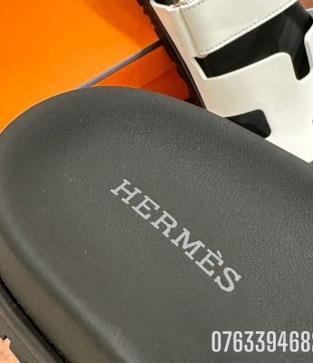 Dep nu Hermes Chypre Sandal den trang DNHM53 2