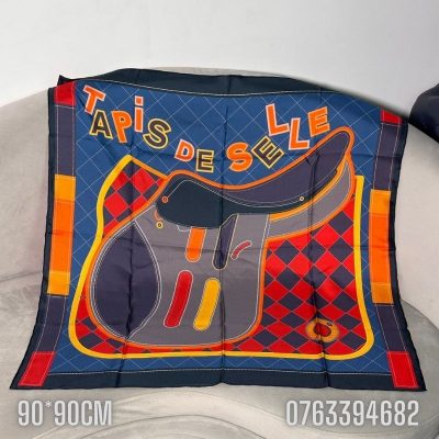 Khan lua Hermes Tapis De Selle mau do KCHM08 5