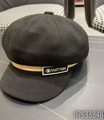 Mu Louis Vuitton Boater Cap mau den MNLV11 3