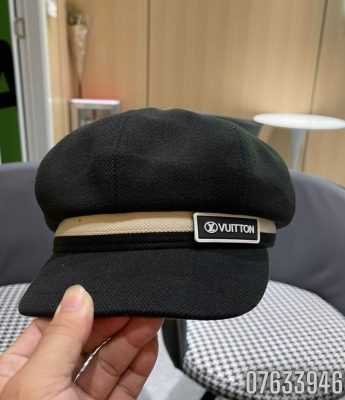 Mu Louis Vuitton Boater Cap mau den MNLV11 6