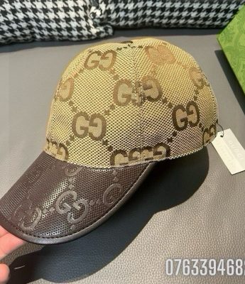 Mu nu Gucci luoi trai dap logo mau nau MNGC14 5