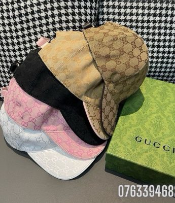 Mu nu Gucci luoi trai logo mau hong MNGC10 1