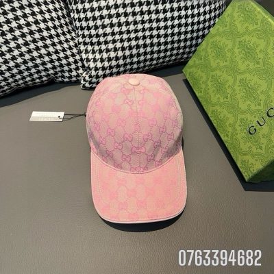 Mu nu Gucci luoi trai logo mau hong MNGC10 7