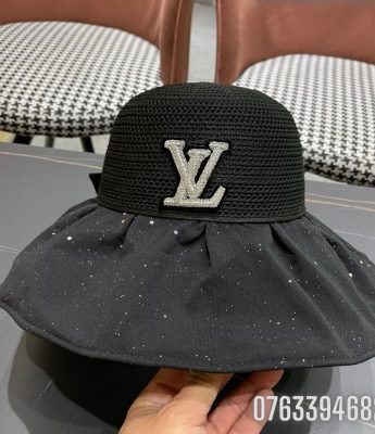 Mu nu Louis Vuitton Bucket mau den vien nhun MNLV16 8