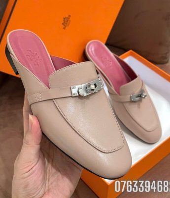 Suc nu Hermes Mules Oz mau hong GNHM02 4