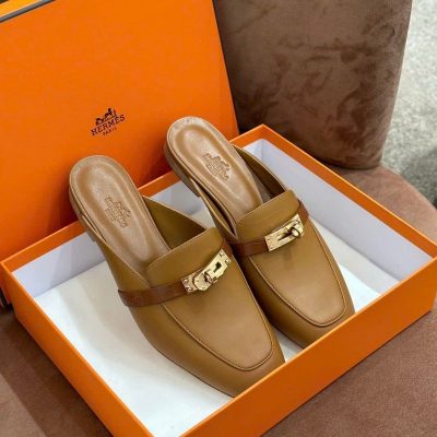 Suc nu Hermes Mules Oz mau vang GNHM03 4