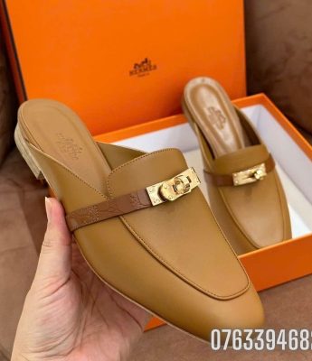 Suc nu Hermes Mules Oz mau vang GNHM03 5