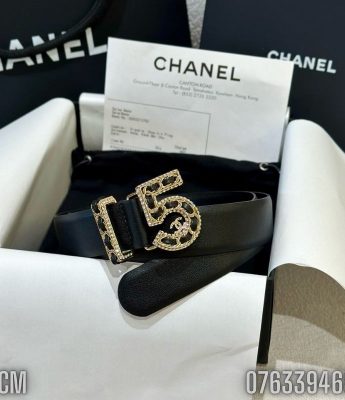 That lung nu Chanel Plain Party Style mat khoa so 5 ban 3cm TLNC08