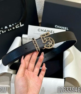 That lung nu Chanel Plain Party Style mat khoa so 5 ban 3cm TLNC08 4