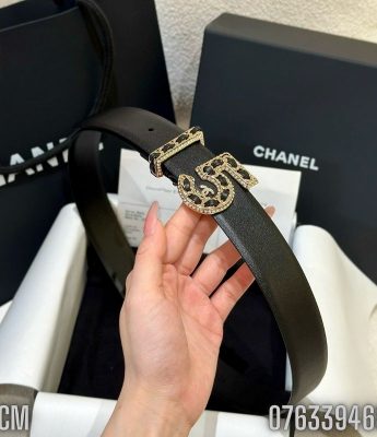 That lung nu Chanel Plain Party Style mat khoa so 5 ban 3cm TLNC08 5