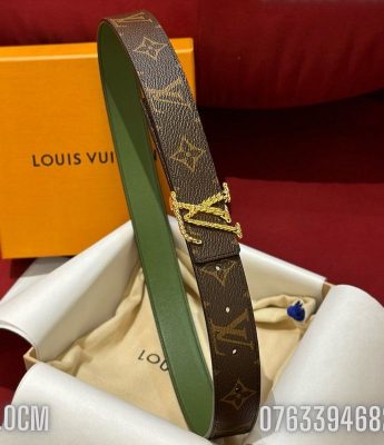 That lung nu Louis Vuitton day hoa nau xanh khoa logo vang san TLLV21 5