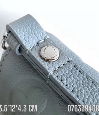 Tui Nu Louis Vuitton Wallet On Chain mau xanh