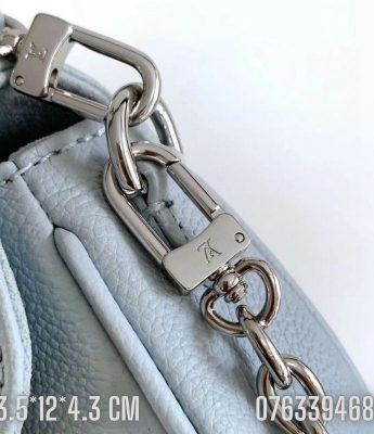 Tui Nu Louis Vuitton Wallet On Chain mau xanh