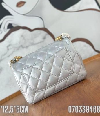 Tui nu Chanel mau bac size 17 4