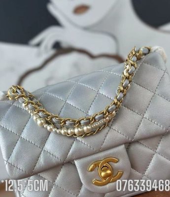 Tui nu Chanel mau bac size 17 6