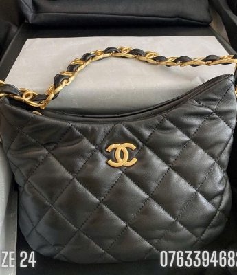 Tui nu Chanel quai xich dan da mau den TNCN57 6