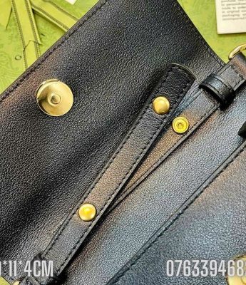 Tui nu Gucci Bamboo dang vuong mau den TNGC83 1