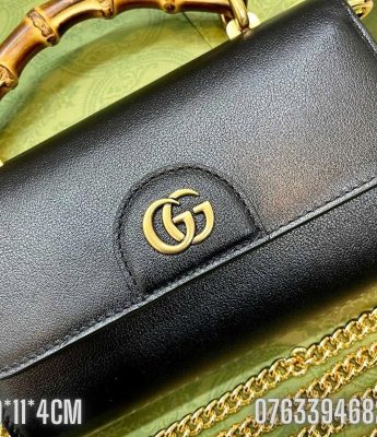 Tui nu Gucci Bamboo dang vuong mau den TNGC83 5