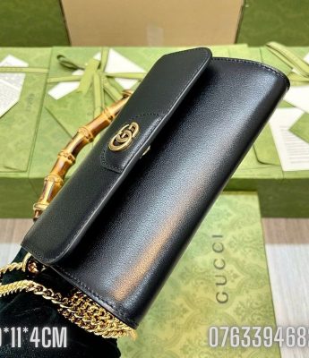 Tui nu Gucci Bamboo dang vuong mau den TNGC83 7