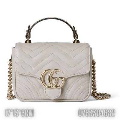 Tui nu Gucci GG Marmont Mini mau trang 8