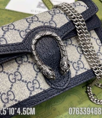 Tui nu Gucci Mini Dionysus logo mau xanh TNGC92 9